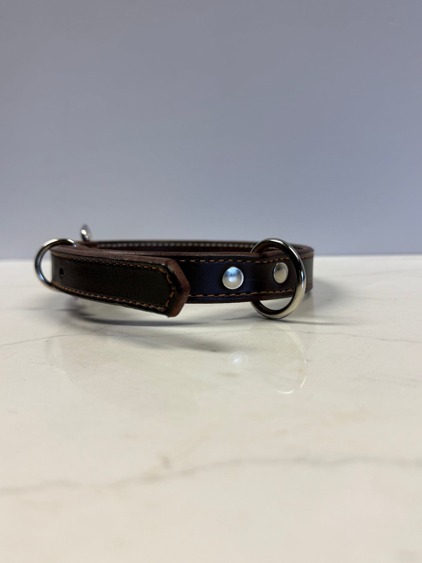 Full Grain Leather Dog Collar