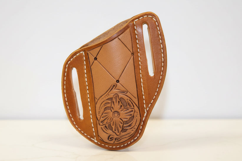 Folding Knife Sheath - 1/2 Tooled
