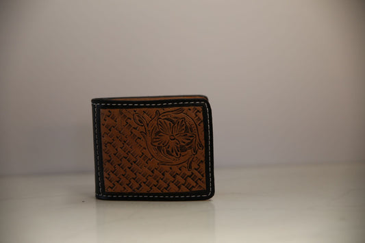 Basket Stamp Money Clip - 2 Pockets