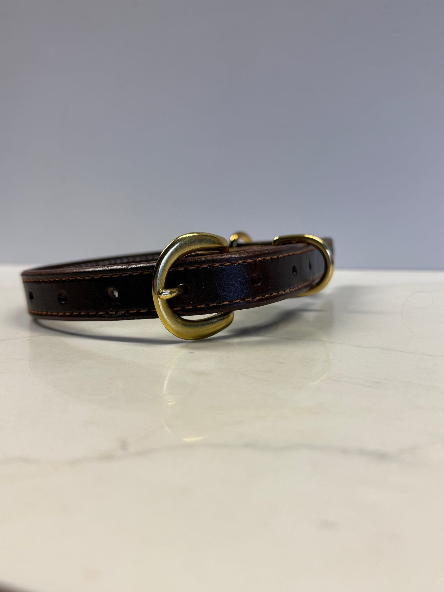 Full Grain Leather Dog Collar