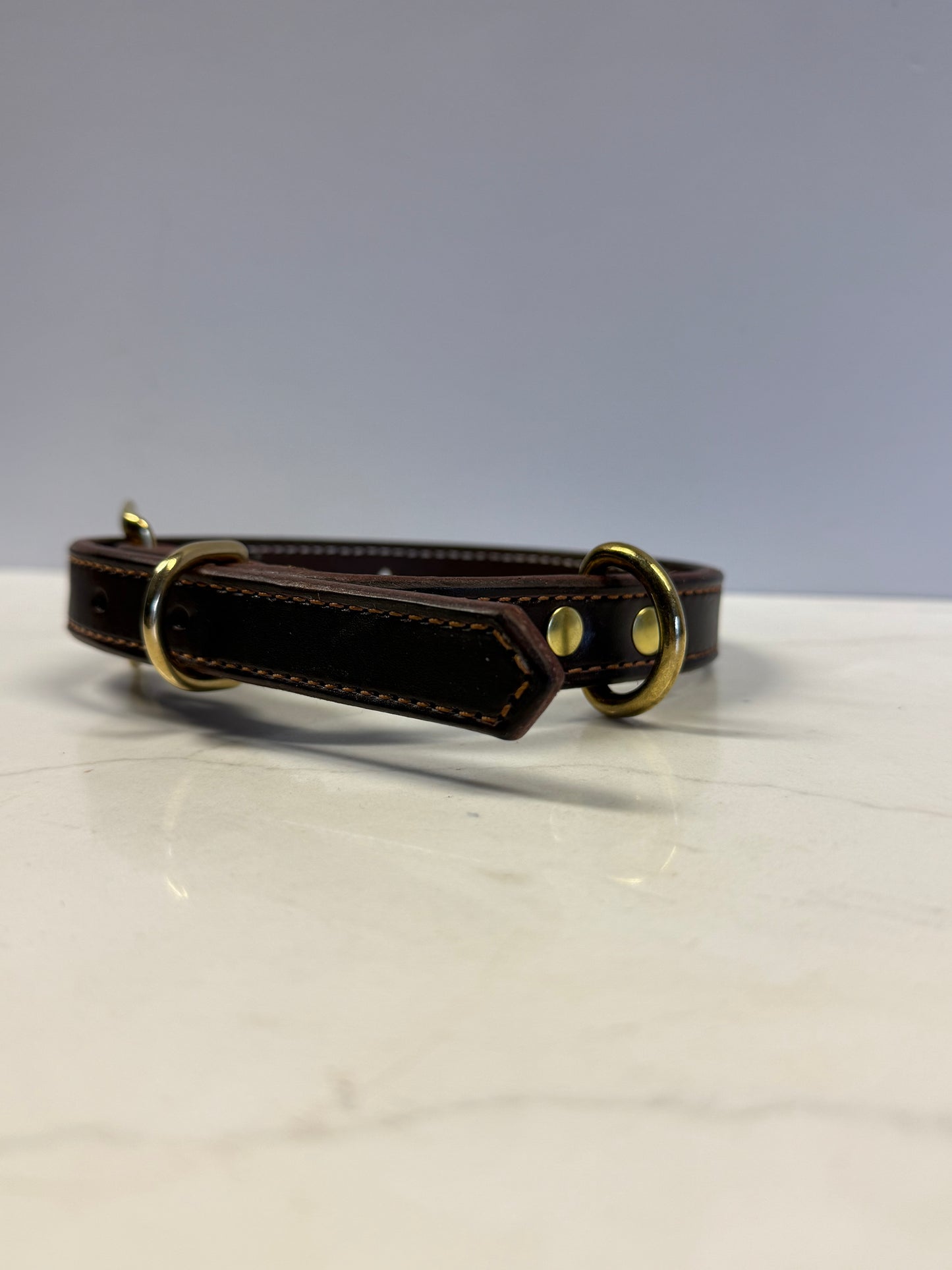 Full Grain Leather Dog Collar