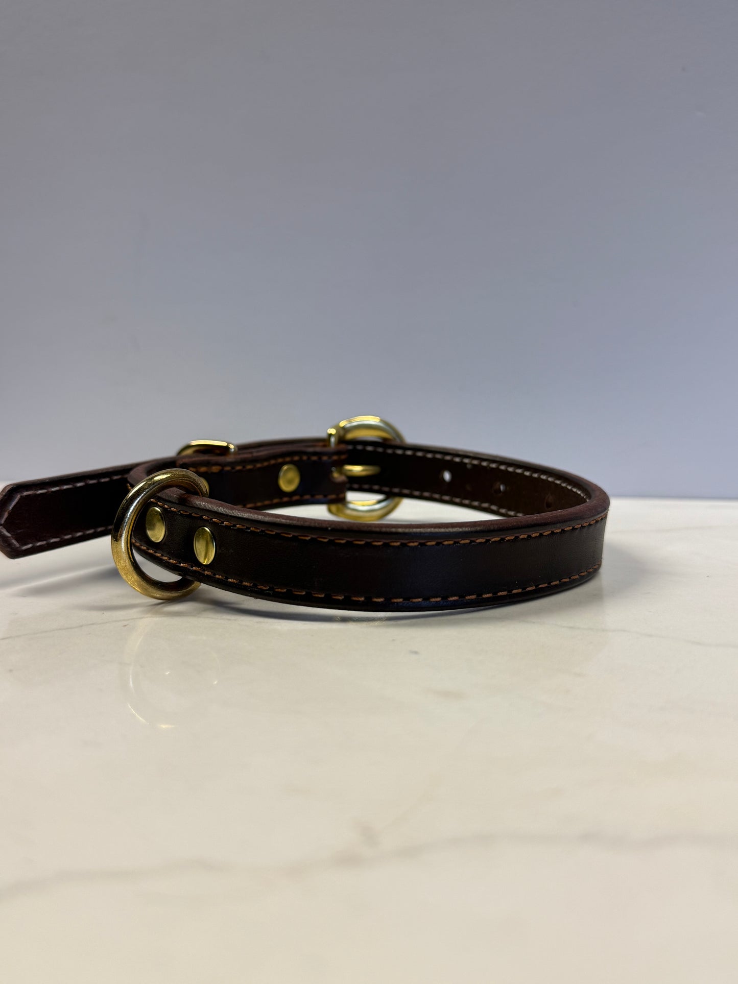 Full Grain Leather Dog Collar