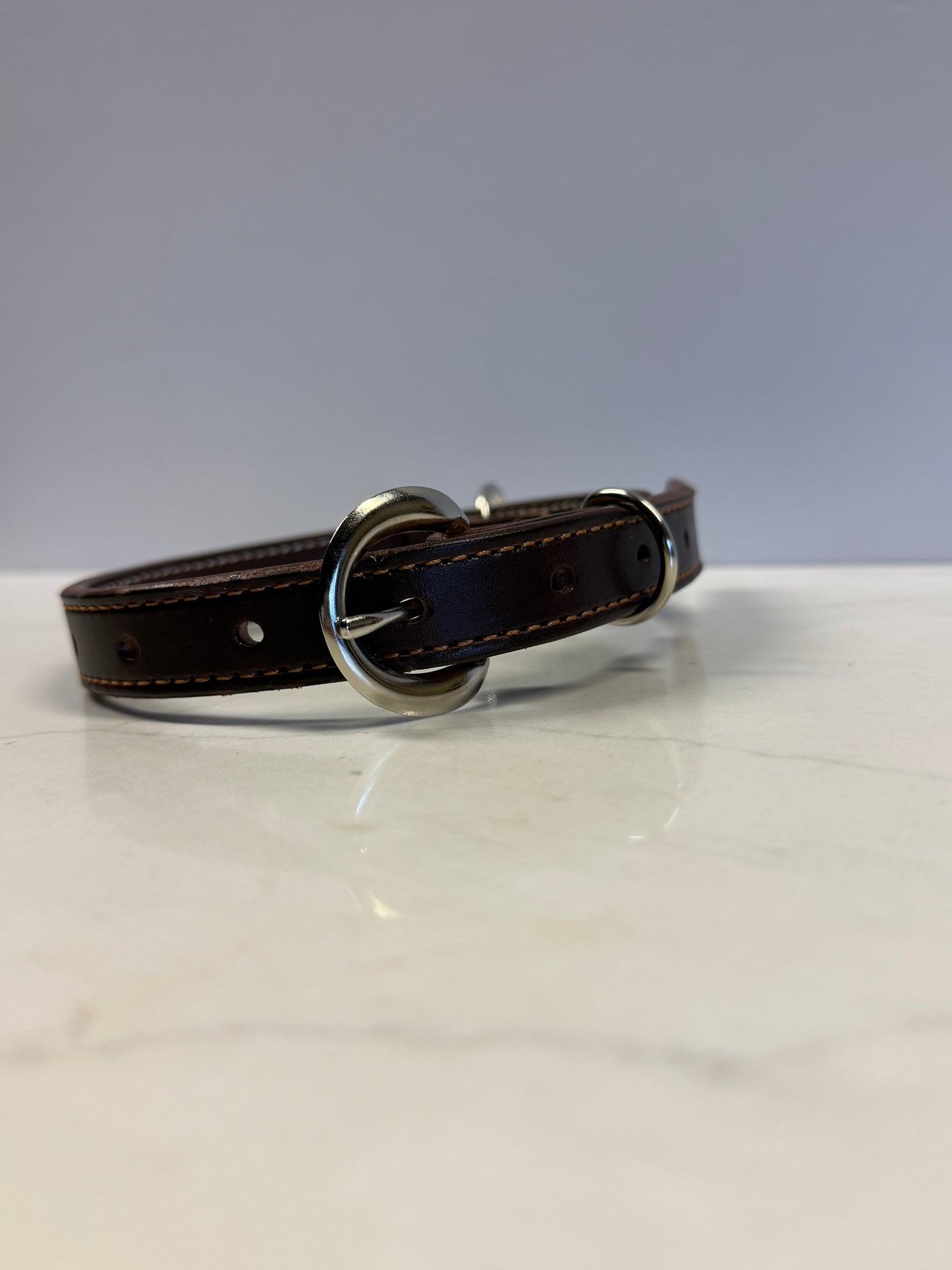 Full Grain Leather Dog Collar
