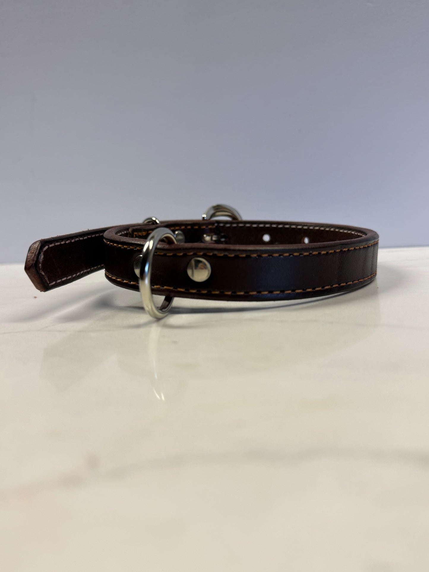 Full Grain Leather Dog Collar