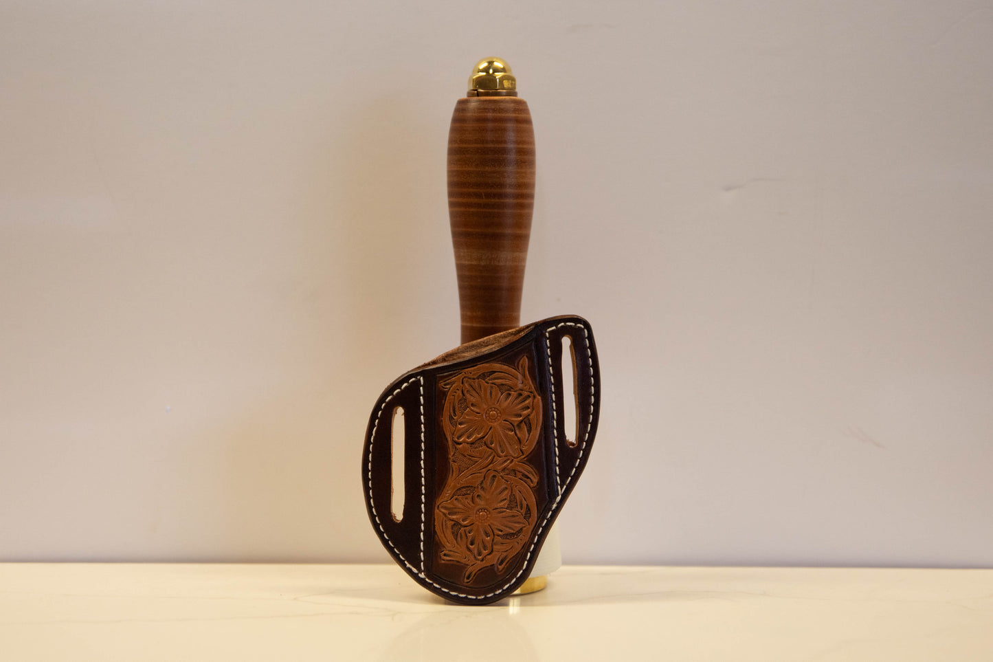 Folding Knife Sheath - Fully Tooled