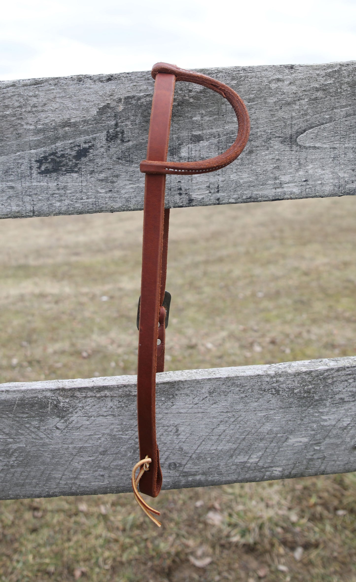 One-Ear Slider Headstall - 3/4" - Fancy Buckle